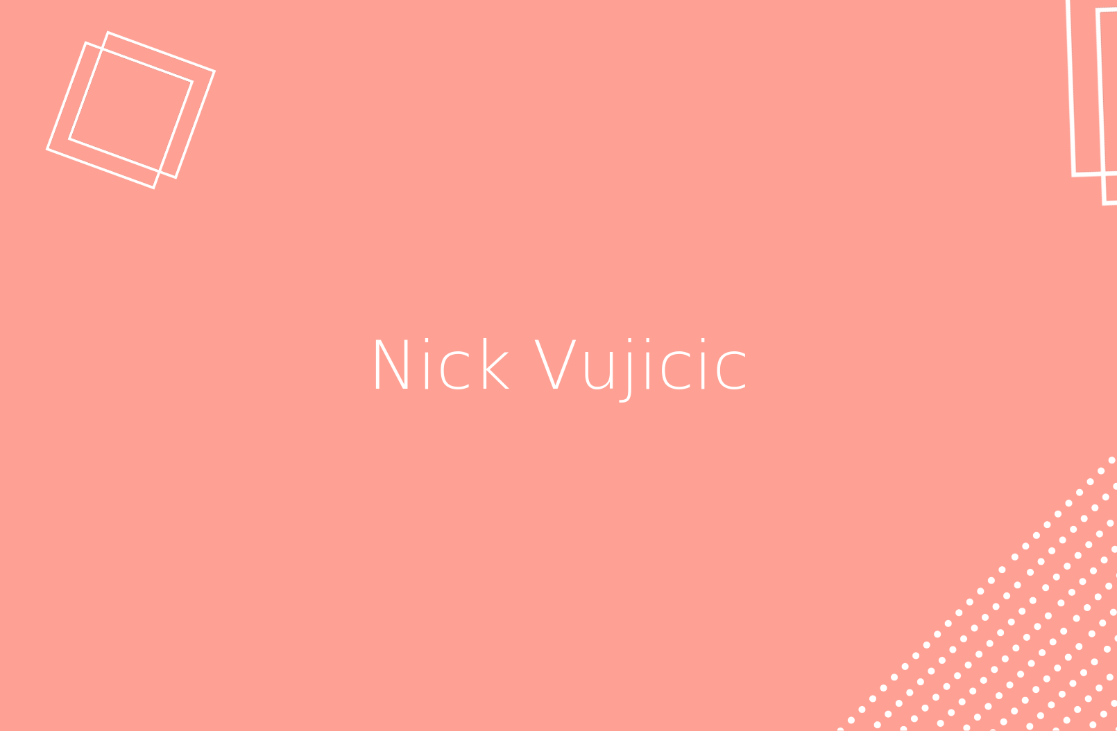 Nick Vujicic – ¿Vas a rendirte?