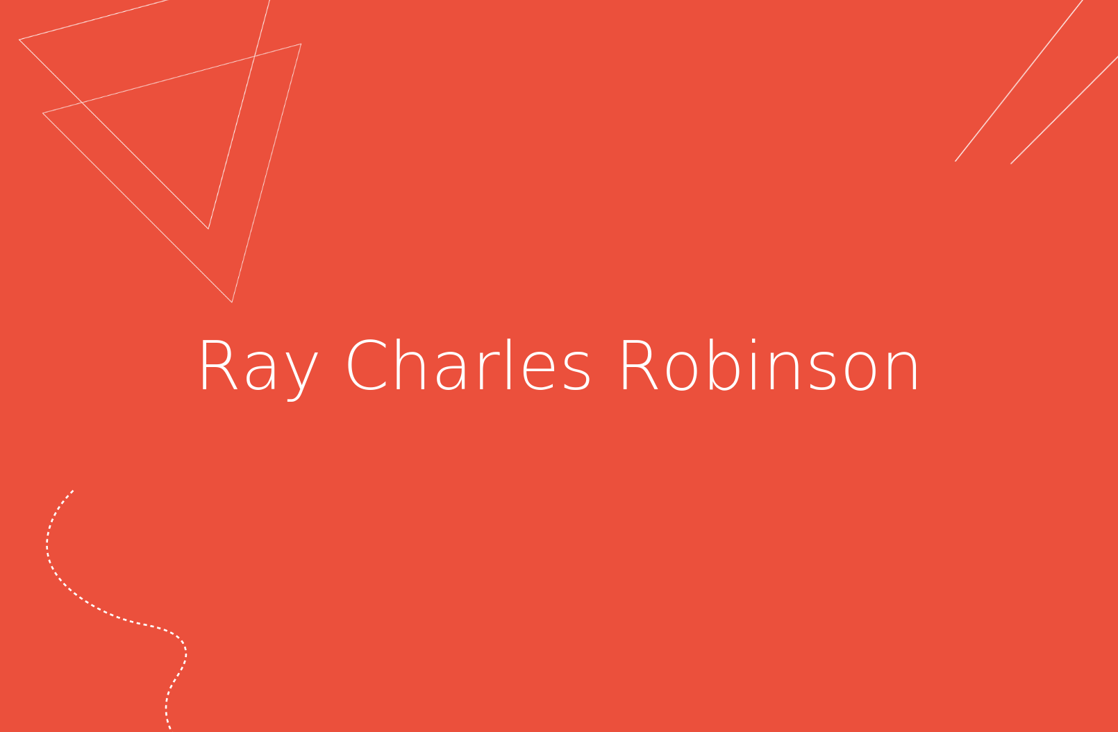 Biografía de Ray Charles Robinson