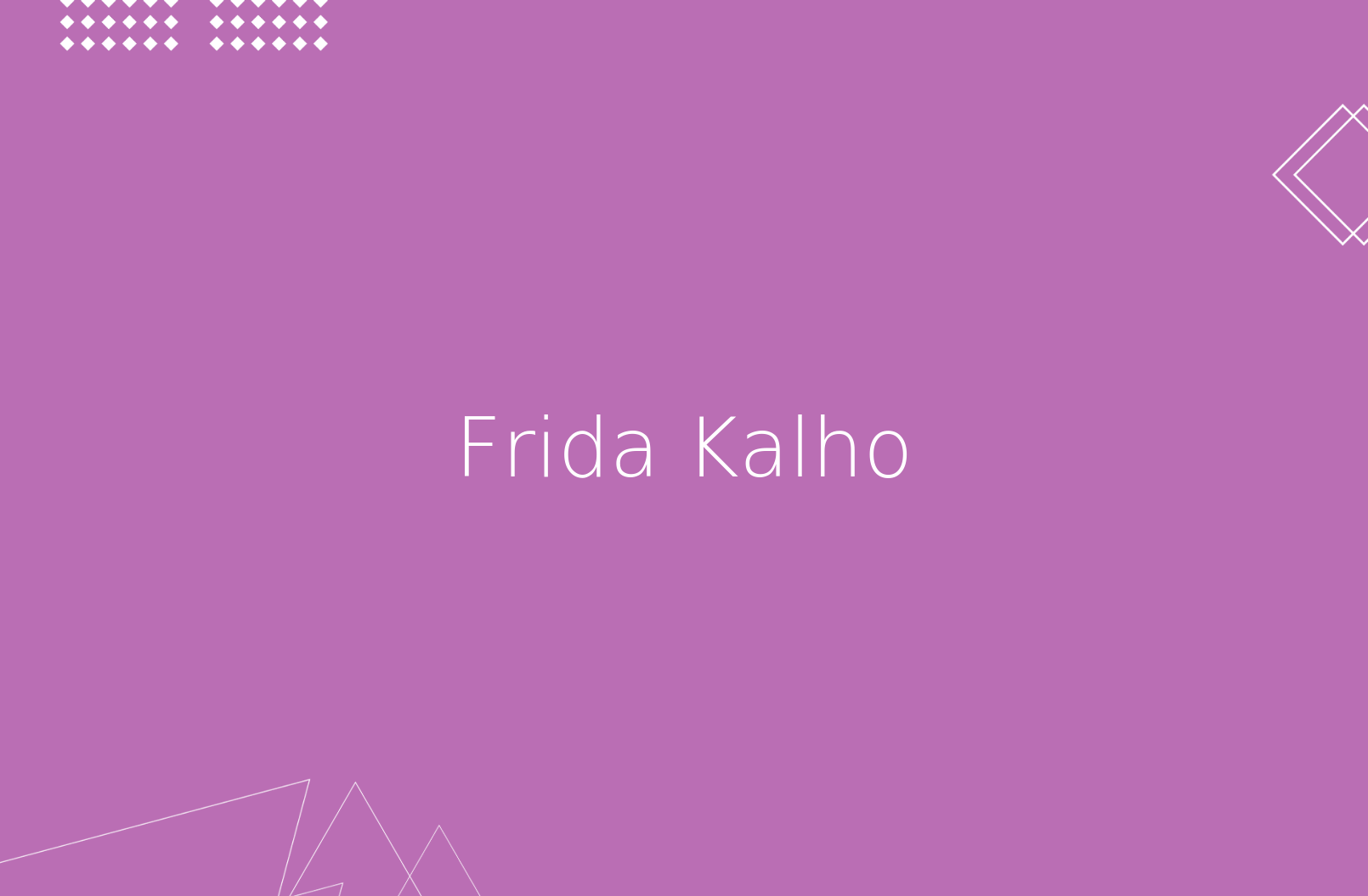 Biografía de Frida Khalo